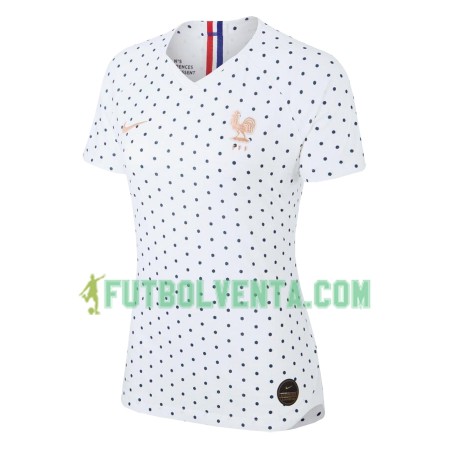 Camiseta de fútbol Francia 2ª equipación Copa Mundial Femenina 2019 Camiseta de fútbol Francia 2ª equipación Copa Mundial Femenina 2019
